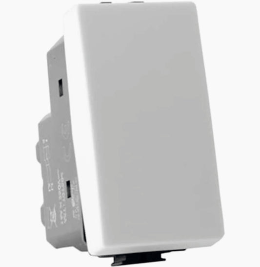 Pulsante unipolare 10A 250V – Compatibile con Matix, con relè