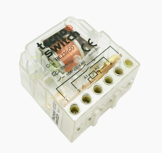 Relè impulsi elettromeccanico 2 contatti (1NO), 230V 10A – per comandi industriali e domestici