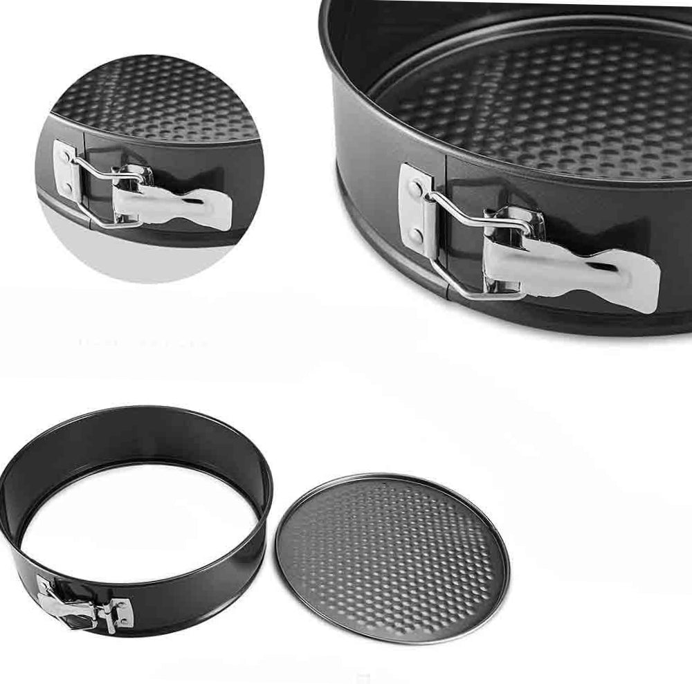 Tortiera apribile con cerniera – 3 teglie da 24 cm, 26 cm e 28 cm, per forno