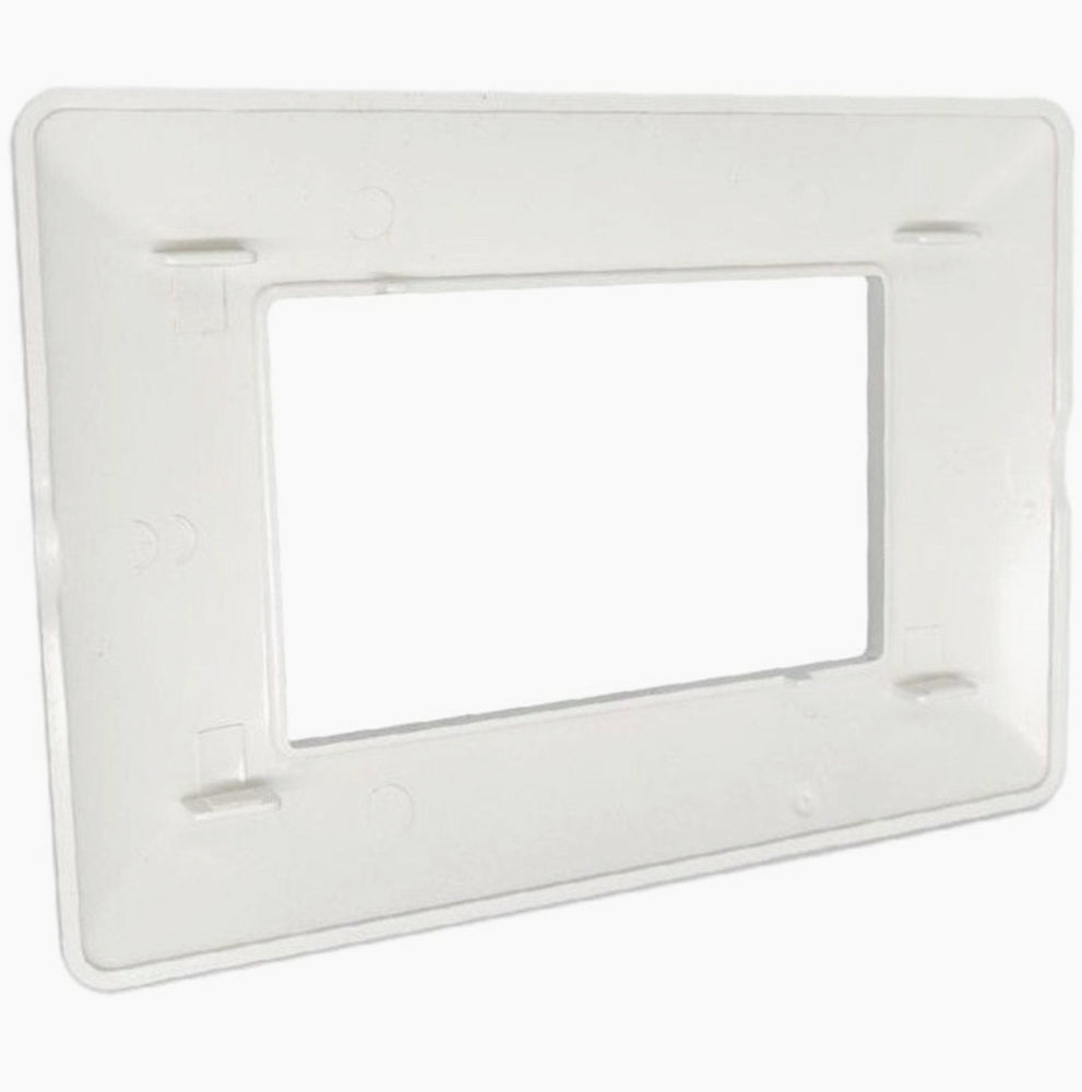 Placchetta per Lampadine 3, 4, 6 Posti – Finestra Silver, Compatibile con Cover Matrix