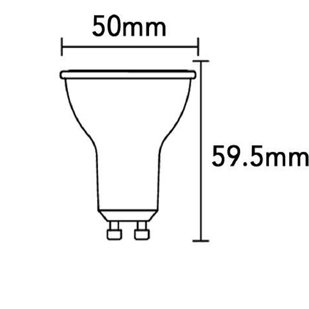 Faretto led GU10 8 watt tecnologia CCT 3IN1 luce 6500k 3000k 4000k - ambraled
