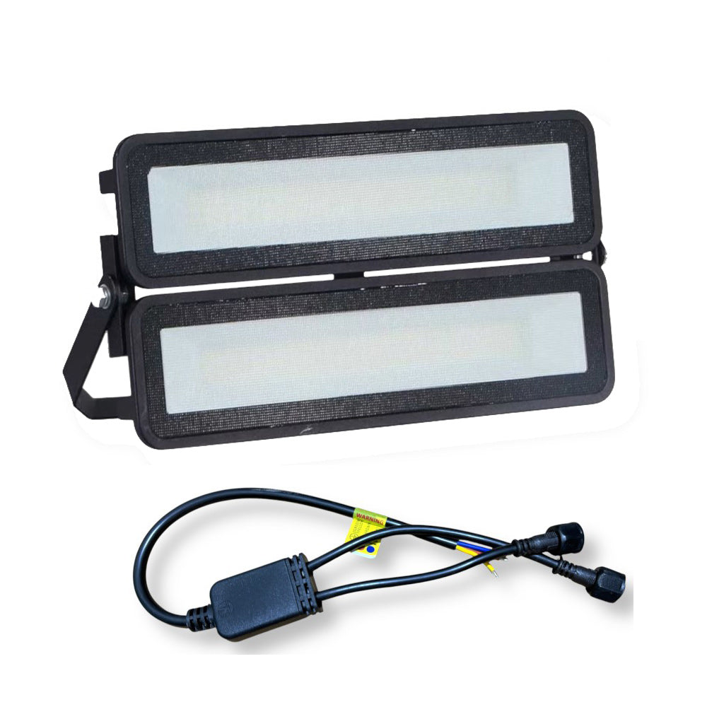 Faro led proiettore modulare 100 e 200 watt luce fredda 6500k IP65 - ambraled
