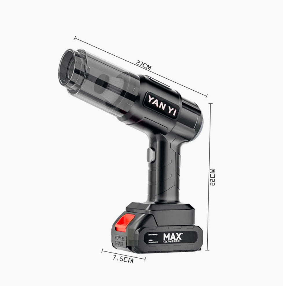 Aspirapolvere portatile 2IN1 a batteria soffiatore con accessori - ambraled