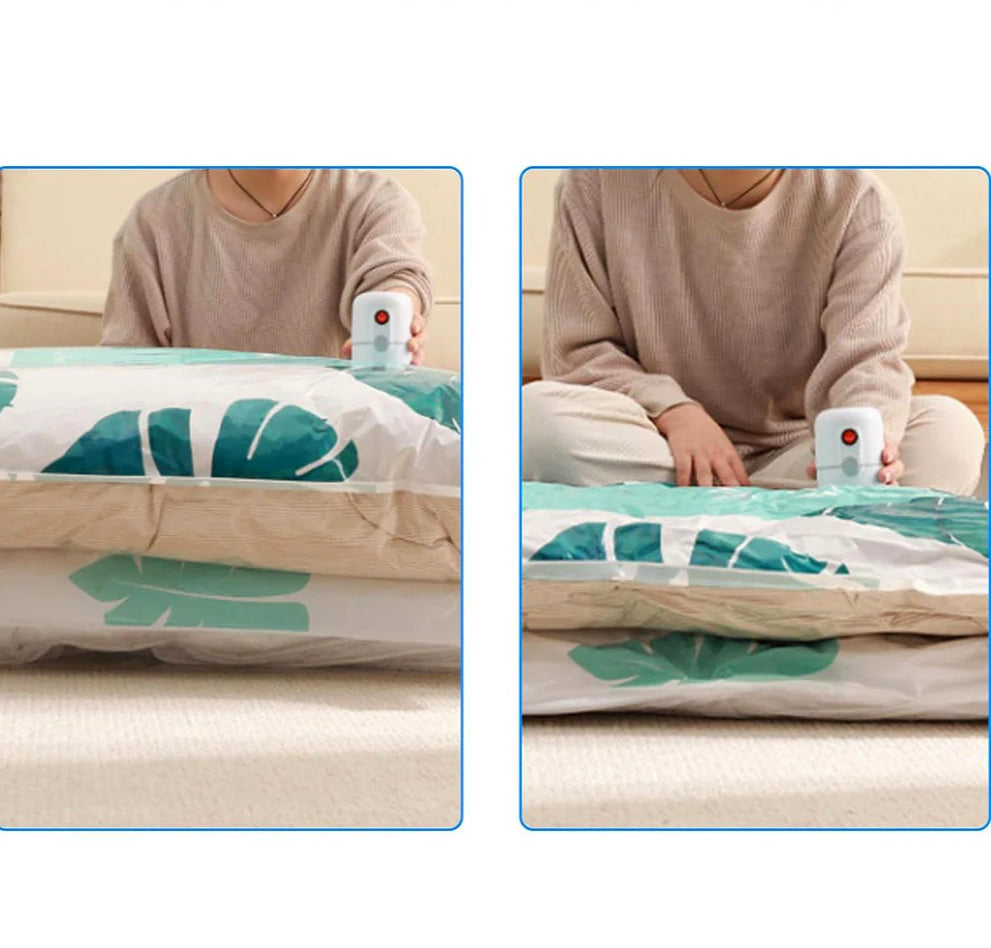 Pompa ad aria elettrica per sacchetti sottovuoto (2 sacchetti da 80x60 cm) - ambraled