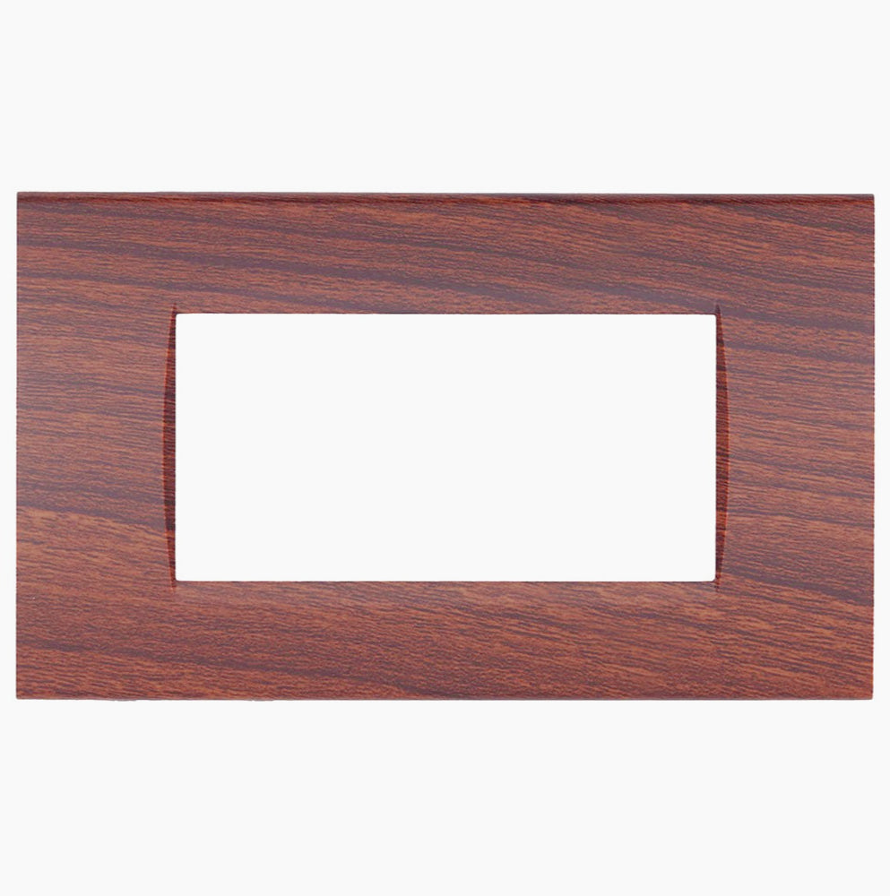 Placchetta Noce 3-7 Posti – Compatibile con Living Light Cassetta 503