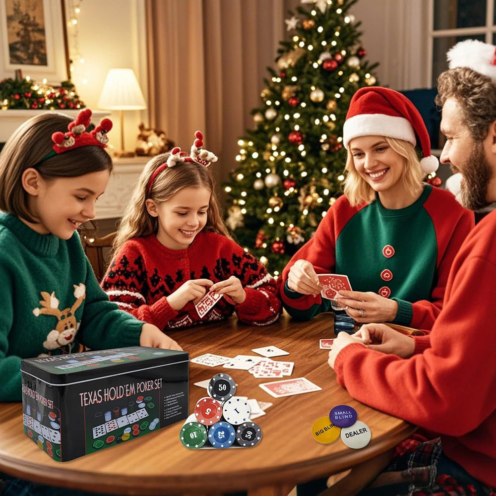 Set da poker 200 fiches valore in euro 2 mazzi di carte 1 panno verde