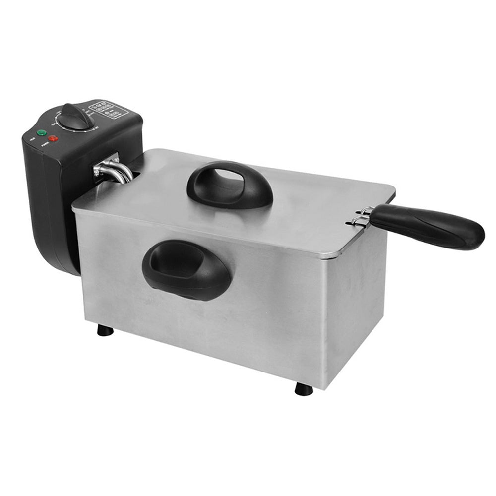 Friggitrice elettrica 2000 watt con cestello capacità 3 Litri 190° - ambraled