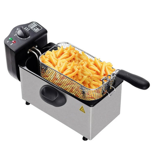 Friggitrice elettrica 2000 watt con cestello capacità 3 Litri 190° - ambraled