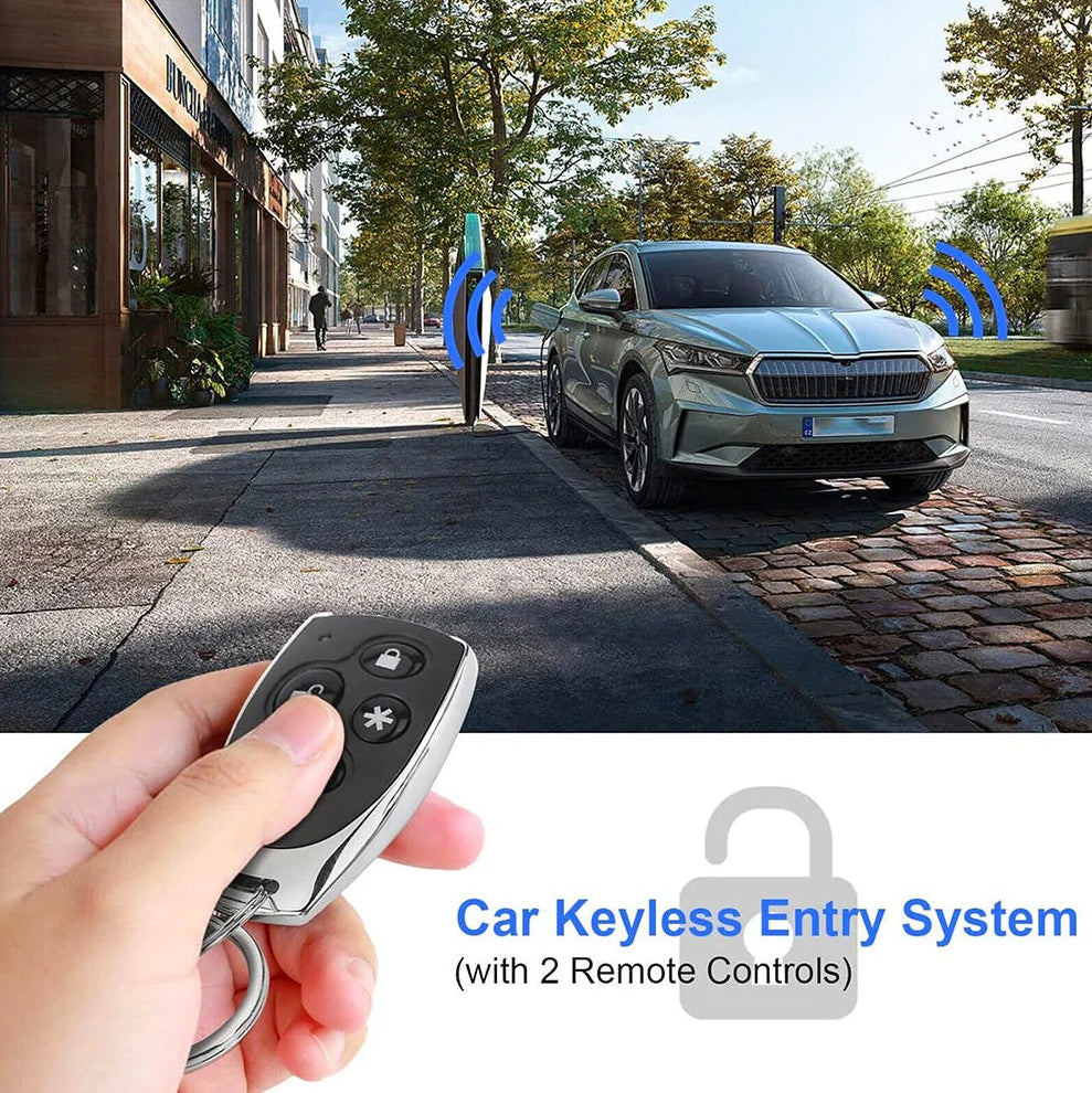 Allarme auto universale 15W sirena 2 telecomandi - ambraled