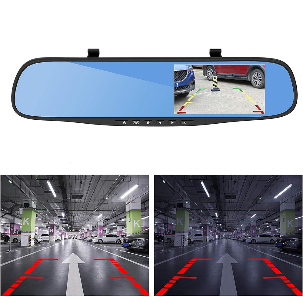 Specchietto retrovisore con telecamera retromarcia Dash Cam - ambraled