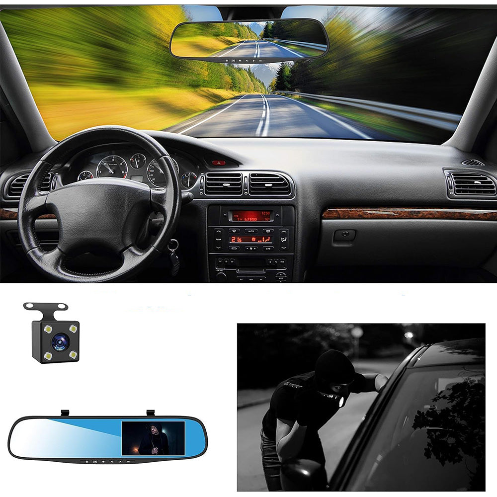 Specchietto retrovisore con telecamera retromarcia Dash Cam - ambraled
