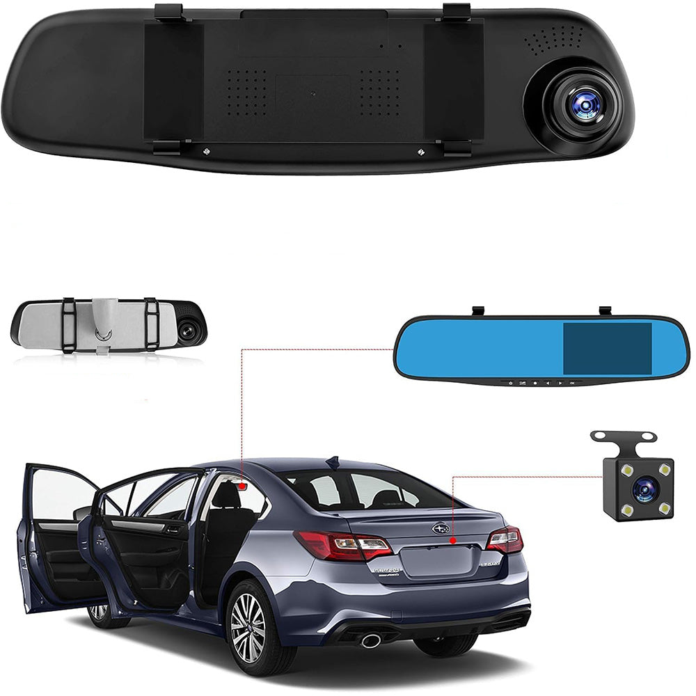 Specchietto retrovisore con telecamera retromarcia Dash Cam - ambraled