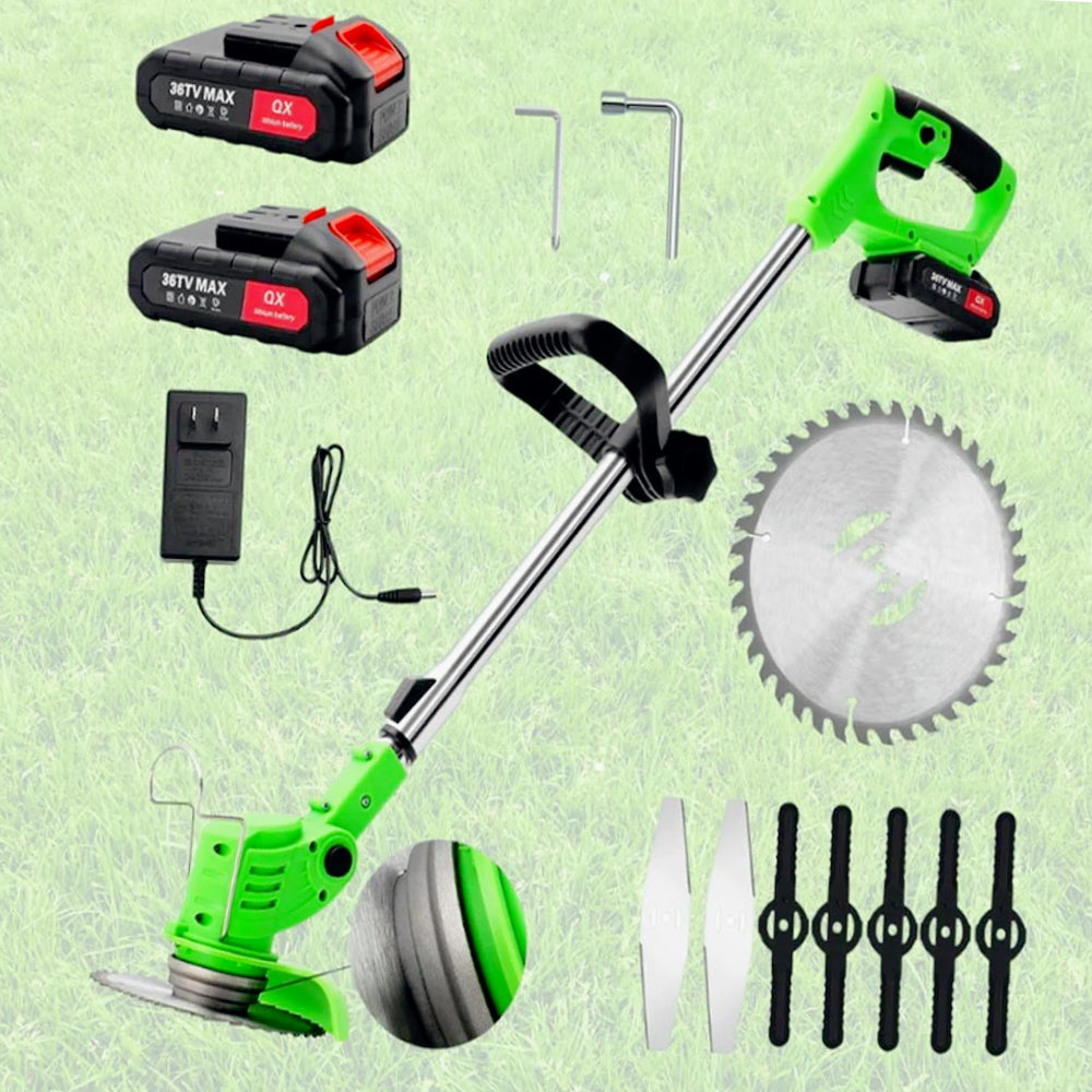 Decespugliatore 2 batterie 48V – manico telescopico regolabile a 90° - ambraled