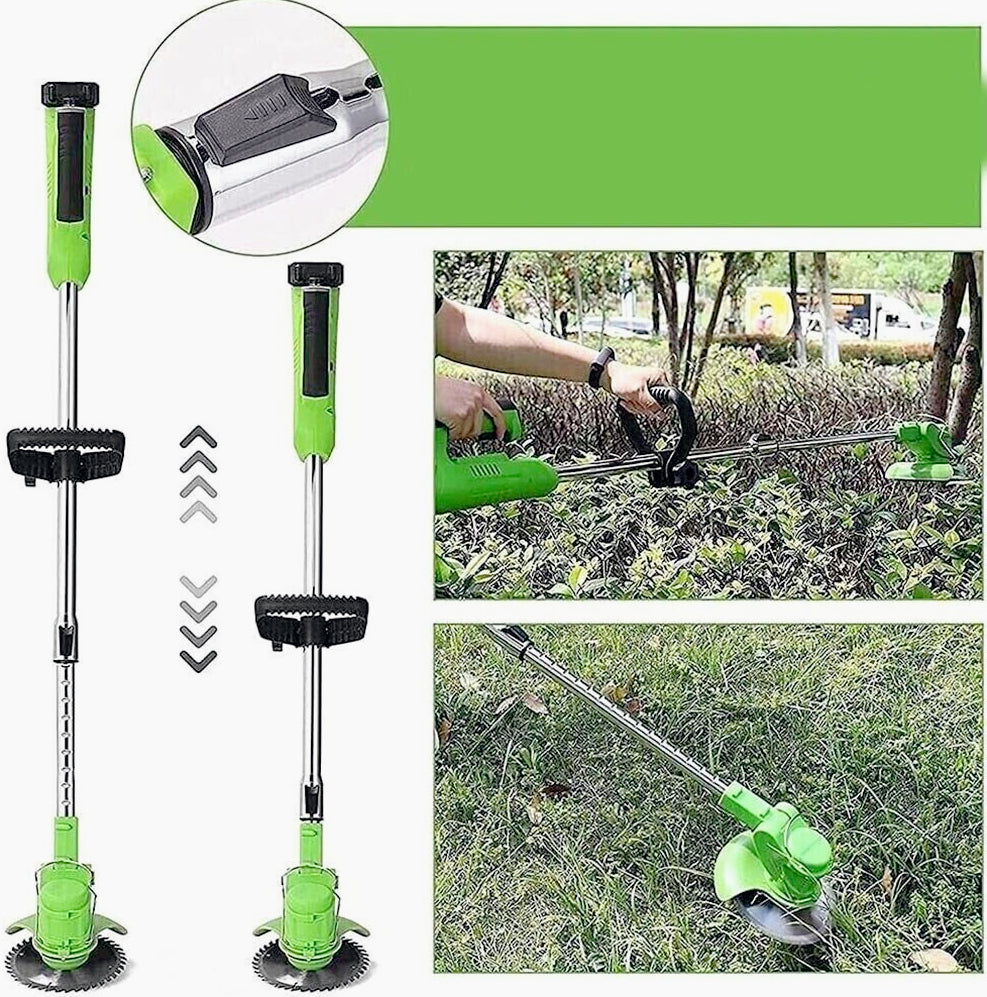Decespugliatore 2 batterie 48V – manico telescopico regolabile a 90° - ambraled