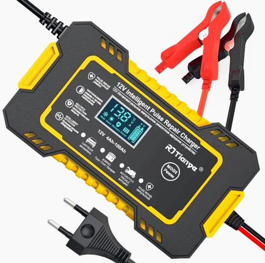Caricatore impulsi 12/6V con display – ripara auto/moto - ambraled