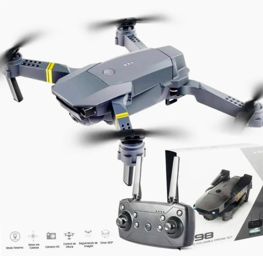Drone pieghevole 4K – WiFi, fotocamera, App + telecomando - ambraled