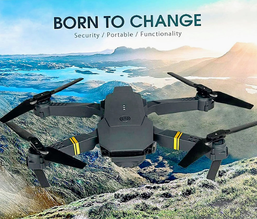 Drone pieghevole 4K – WiFi, fotocamera, App + telecomando - ambraled