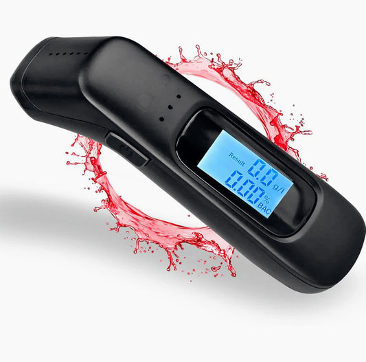 Etilometro USB ricaricabile – LCD digitale misuratore alcol - ambraled