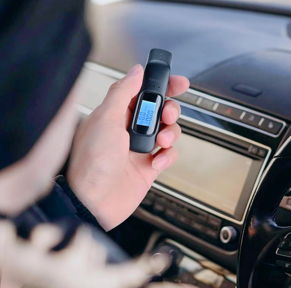 Etilometro USB ricaricabile – LCD digitale misuratore alcol - ambraled