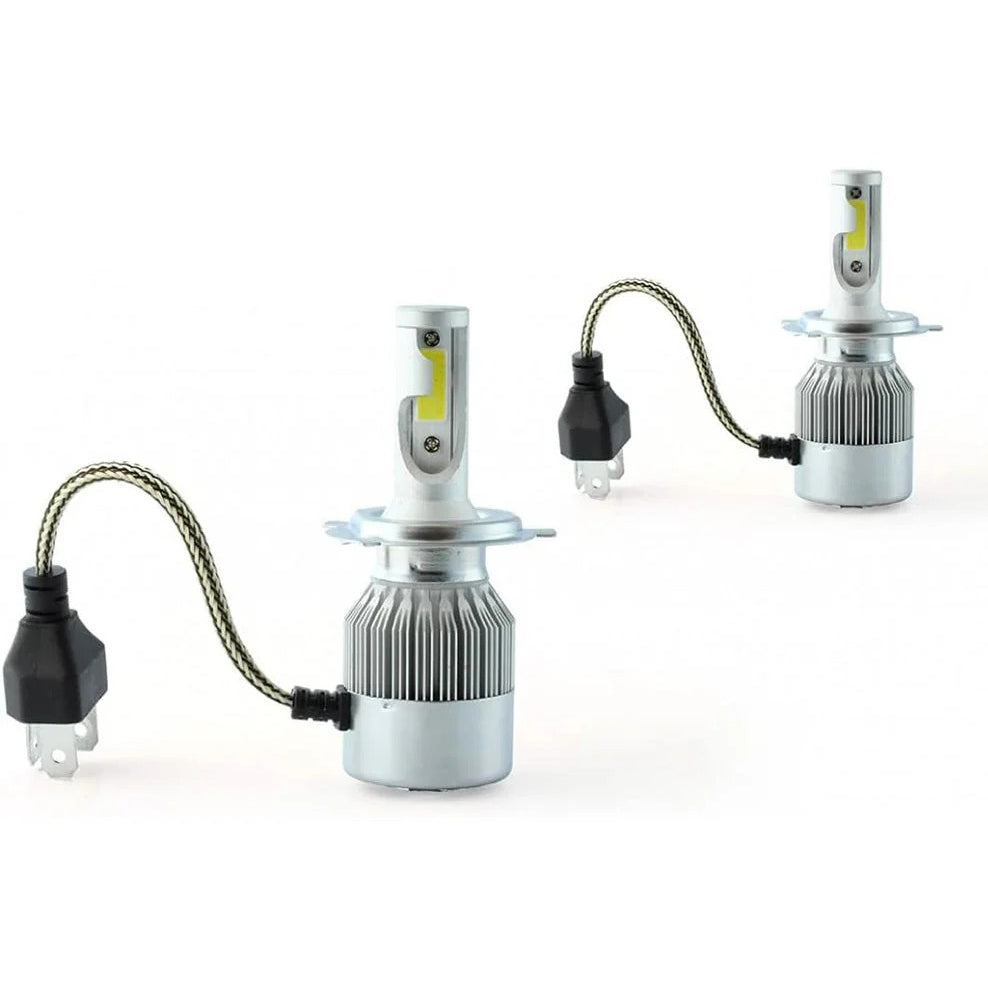 Lampadine LED COB H4 – 6000K 12/24V luce 360° auto - ambraled