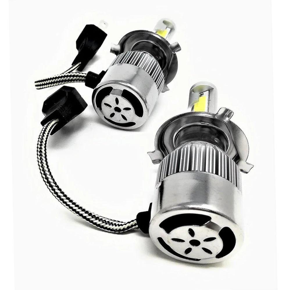 Lampadine LED COB H4 – 6000K 12/24V luce 360° auto - ambraled