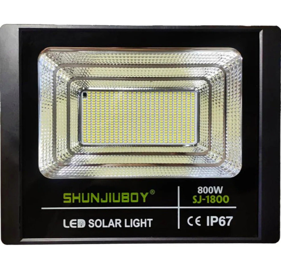 Faro solare LED 800W – sensore crepuscolare 6500K IP66 - ambraled