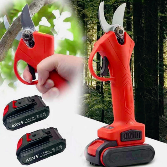 Forbici da potatura 48V – ricaricabili 25mm doppia batteria - ambraled