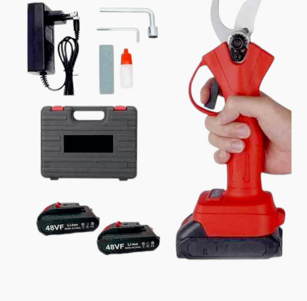Forbici da potatura 48V – ricaricabili 25mm doppia batteria - ambraled