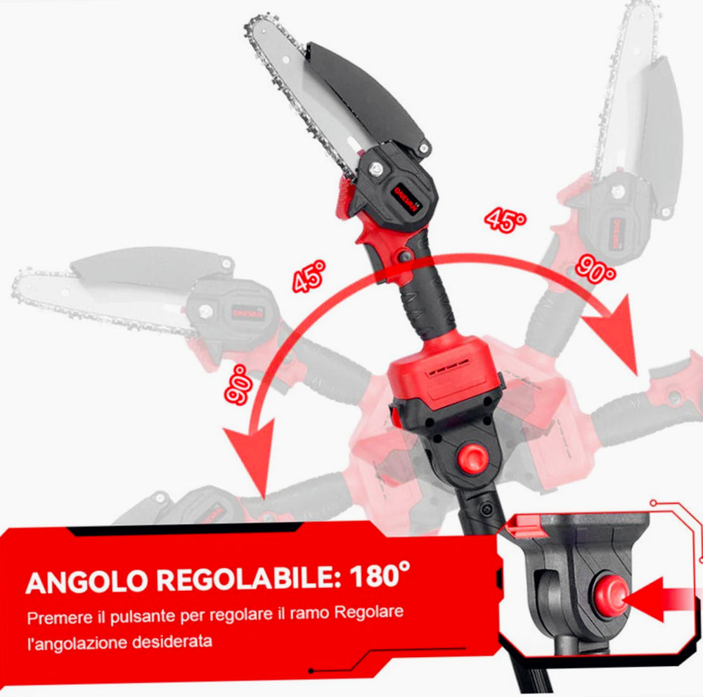 Motosega 6” forbici 30mm – 2 batterie 48V brushless - ambraled