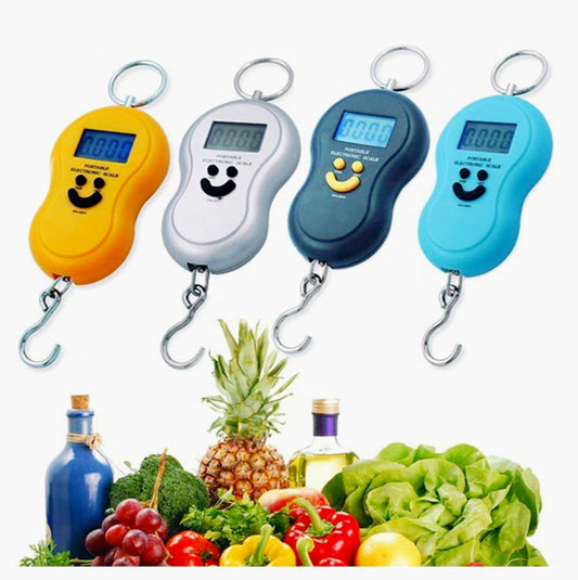 Bilancia portatile LCD – 50kg con gancio per valigie - ambraled