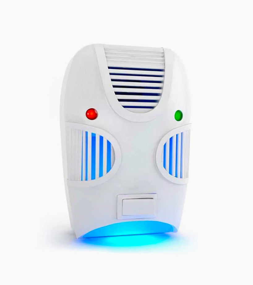 Dispositivo repellente ultrasuoni elettromagnetico per zanzare, insetti, topi e roditori – protezione domestica