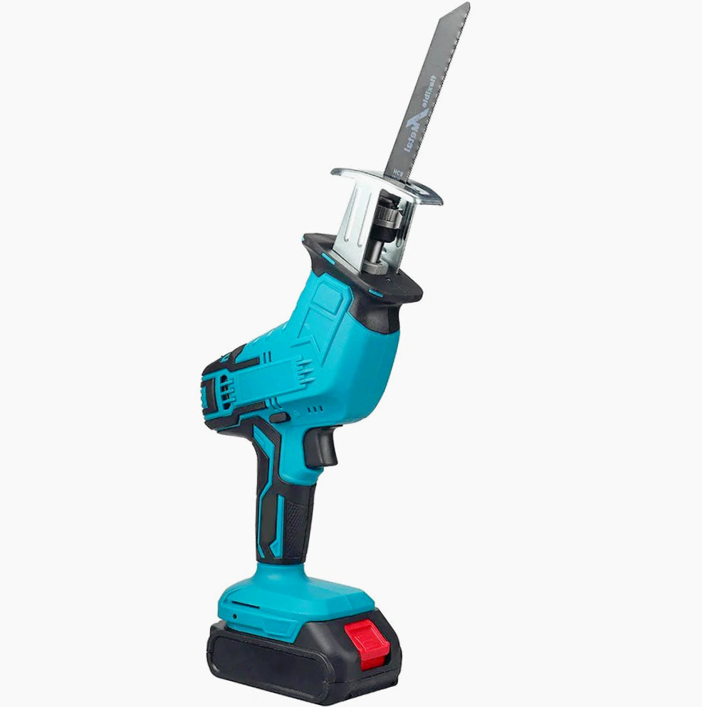 Seghetto a gattuccio 2 batterie 48V con 4 lame per metallo legno e alluminio - ambraled