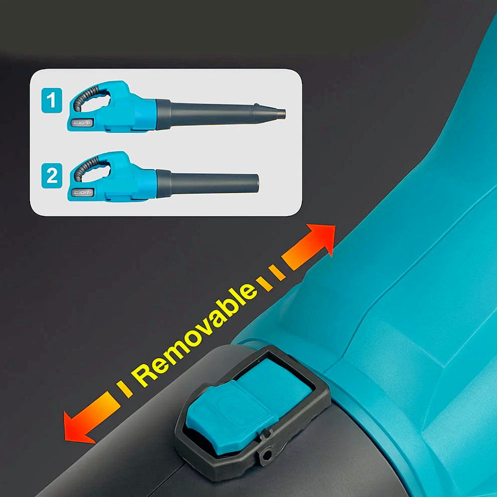 Soffiatore elettrico a batteria 48V per foglie, 2 velocità - ambraled