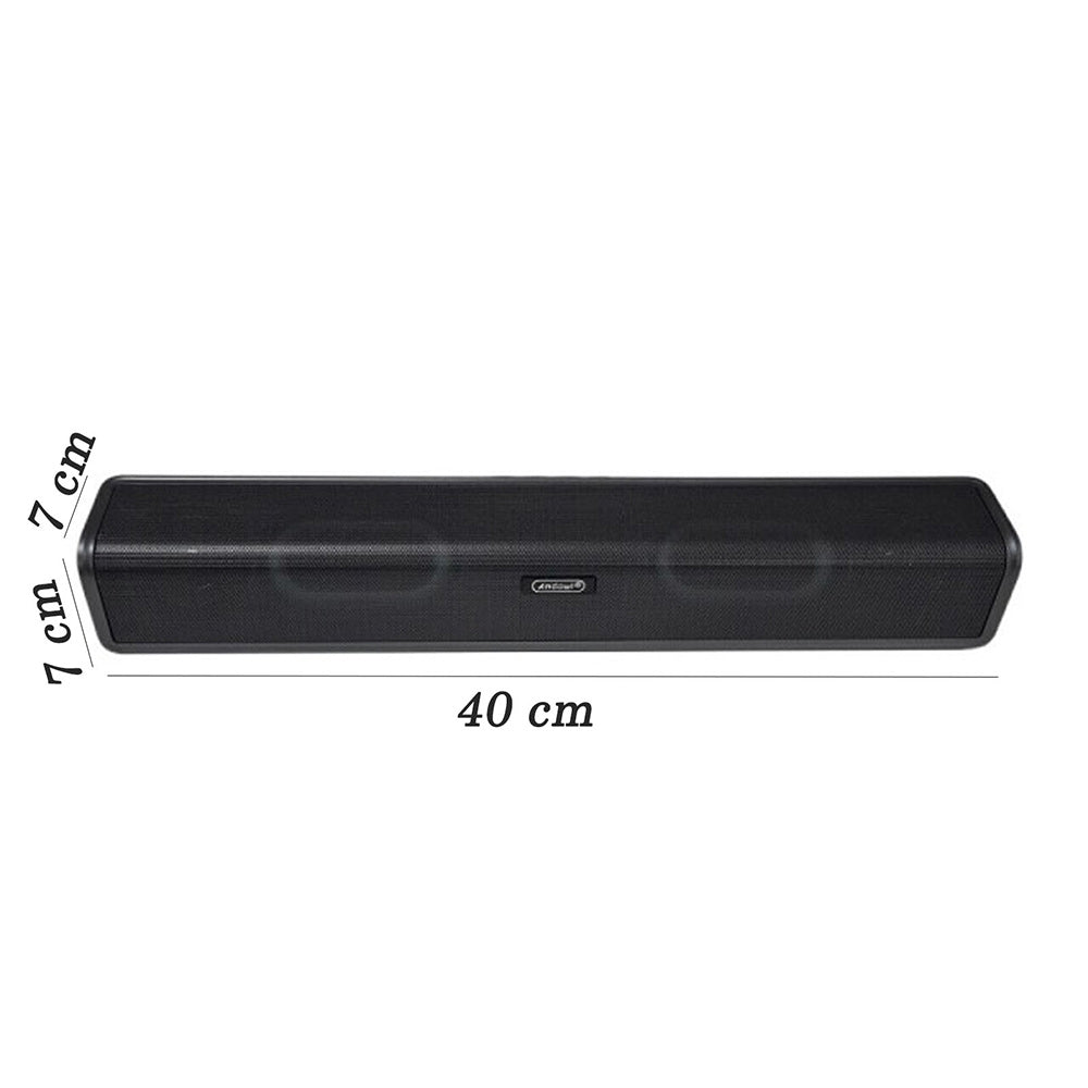 Speaker Bluetooth 5.0 ricaricabile soundbar luci LED RGB AUX USB SD - ambraled