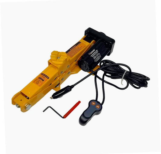 Cric elettrico pantografo 12V – 75W 1.5t con telecomando (accendisigari) - ambraled