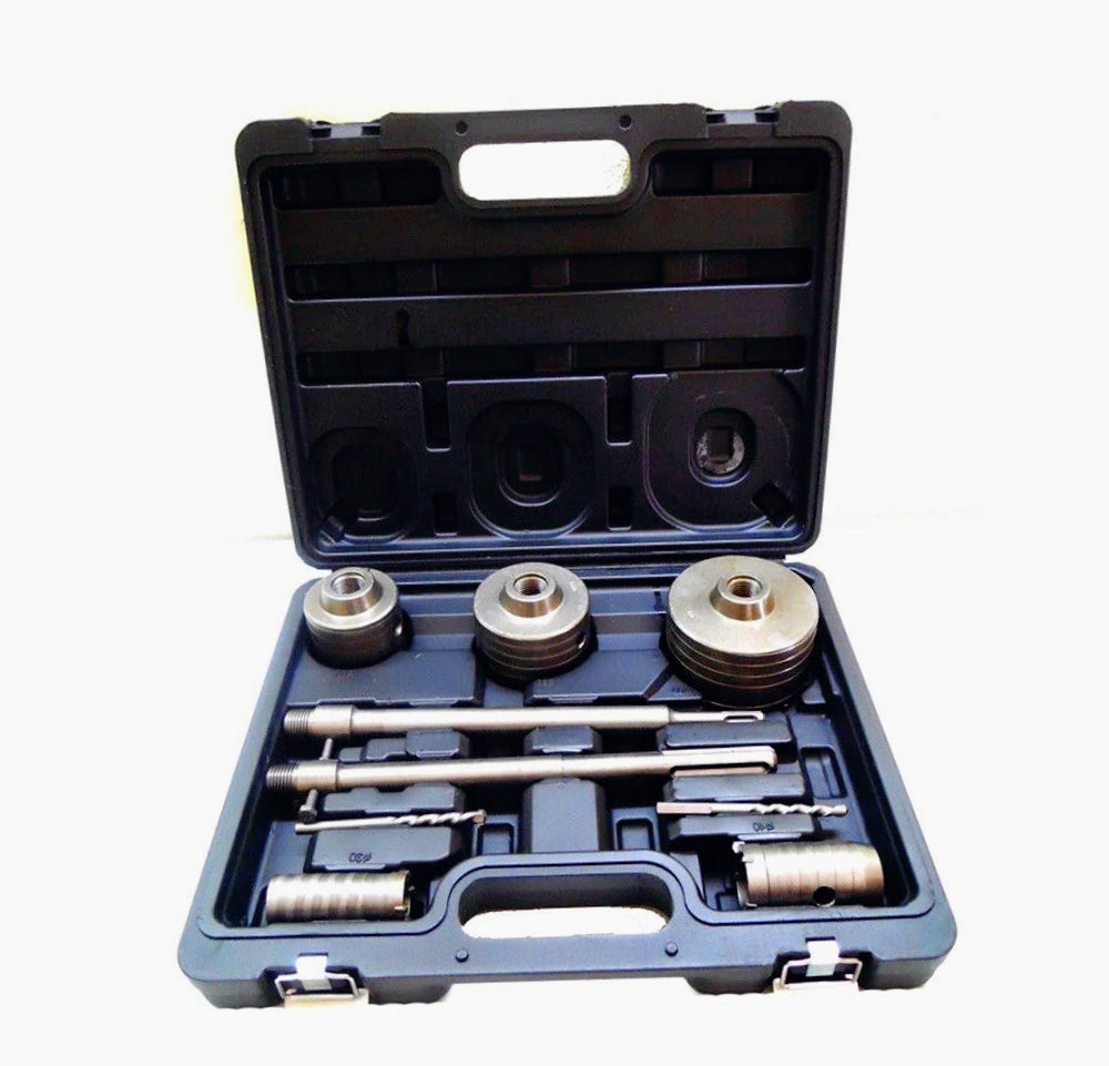 Kit 9 frese a tazza carotatrice – 30-100mm SDS Plus/Max 250mm - ambraled