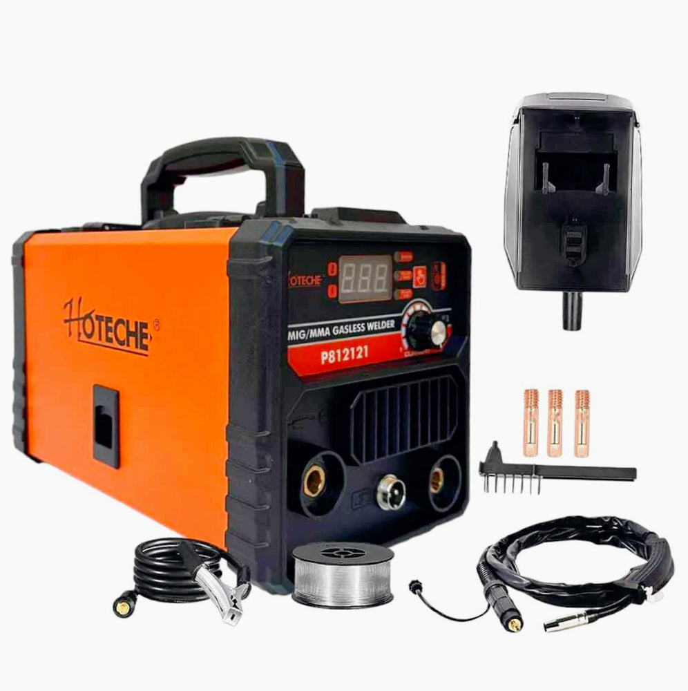 Saldatrice inverter elettrica 350A con display e accessori - ambraled