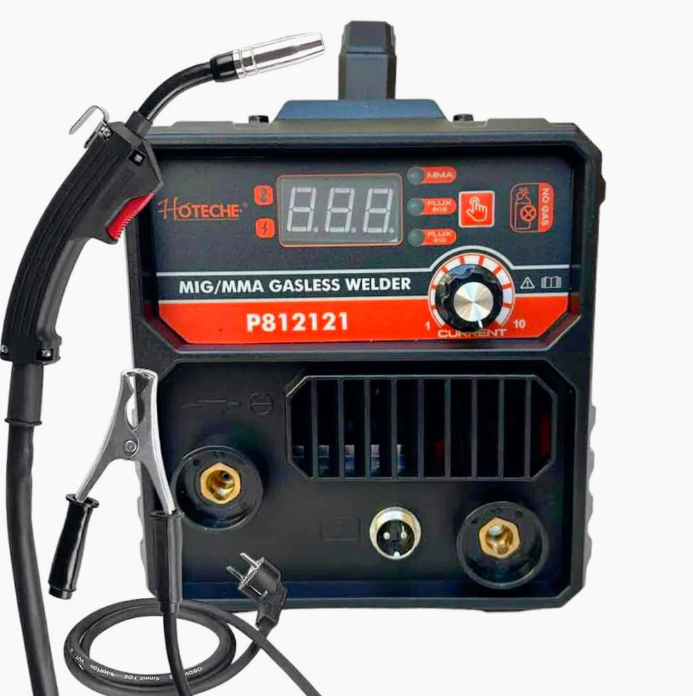 Saldatrice inverter elettrica 350A con display e accessori - ambraled