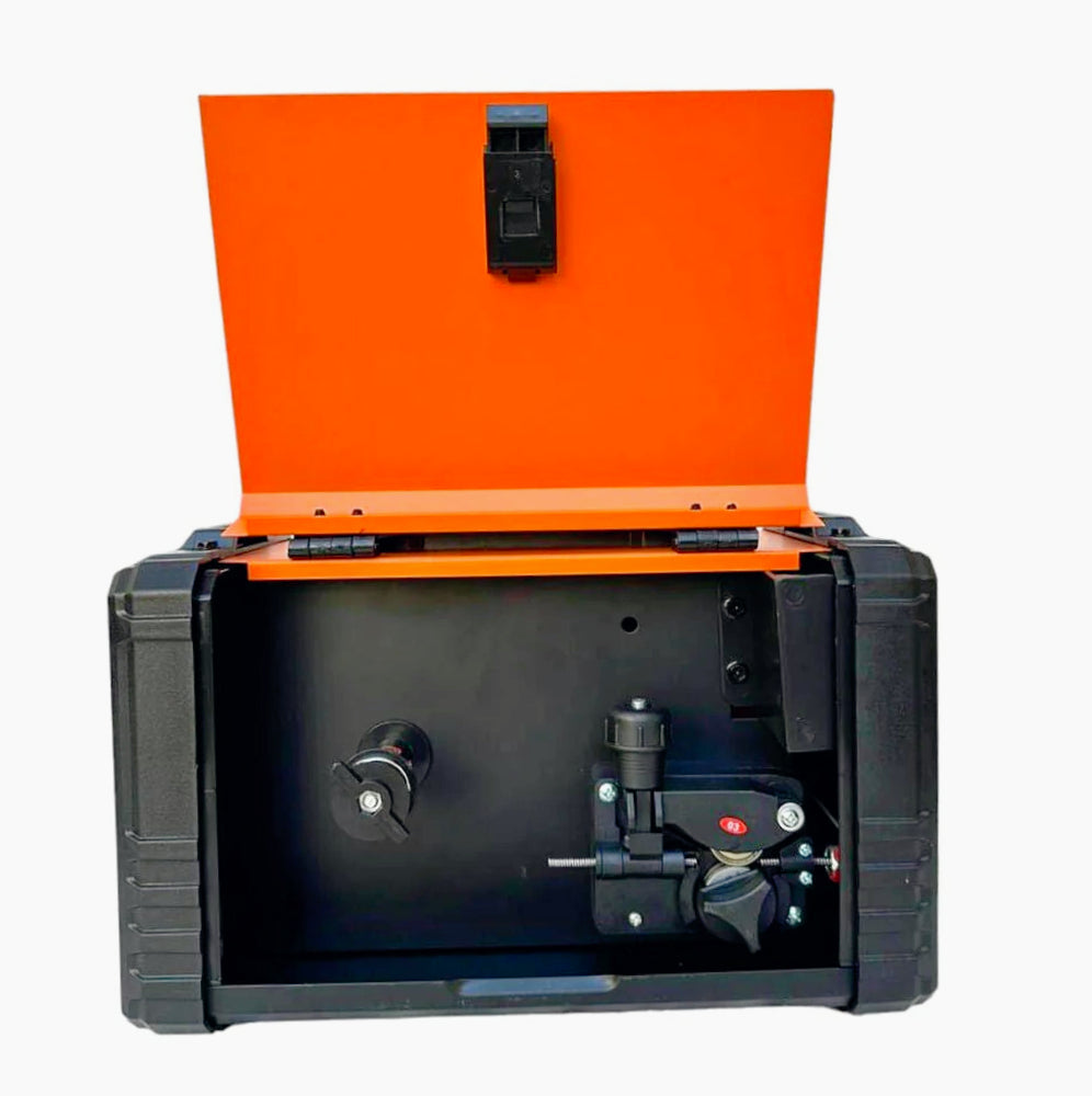 Saldatrice inverter elettrica 350A con display e accessori - ambraled