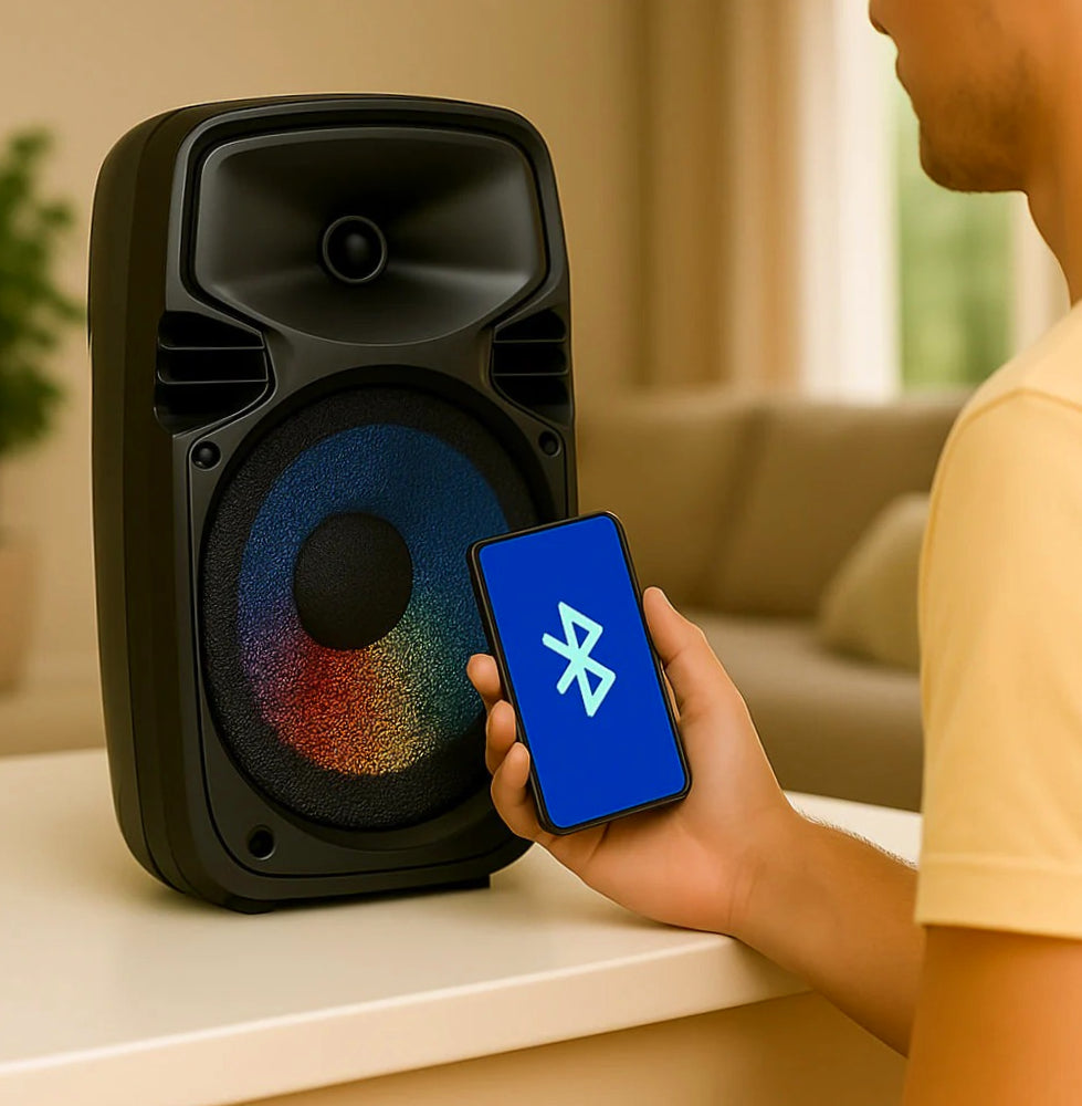 Cassa Bluetooth TWS 10W – FM, luci RGB, USB/TF ricaricabile - ambraled