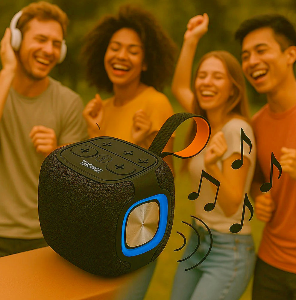 Cassa Bluetooth 10W – IPX6, radio FM, USB/SD/TF/AUX, ricaricabile - ambraled