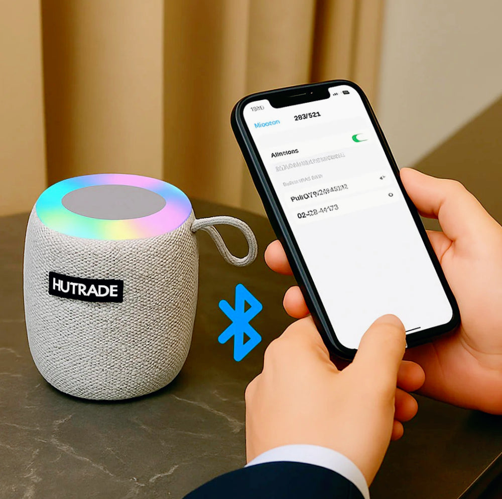 Cassa Bluetooth 15W – luci LED RGB, USB/TF/AUX ricaricabile - ambraled