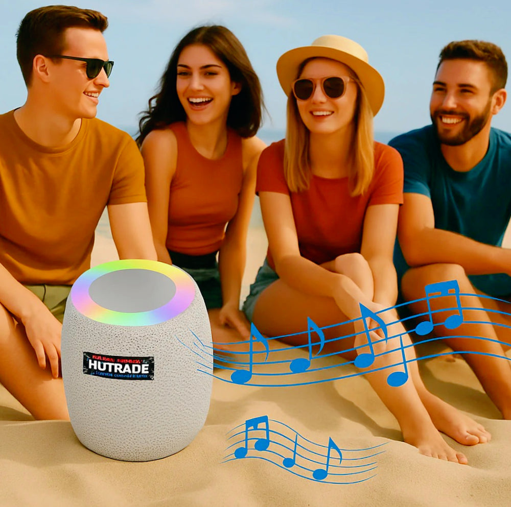 Cassa Bluetooth 15W – luci LED RGB, USB/TF/AUX ricaricabile - ambraled