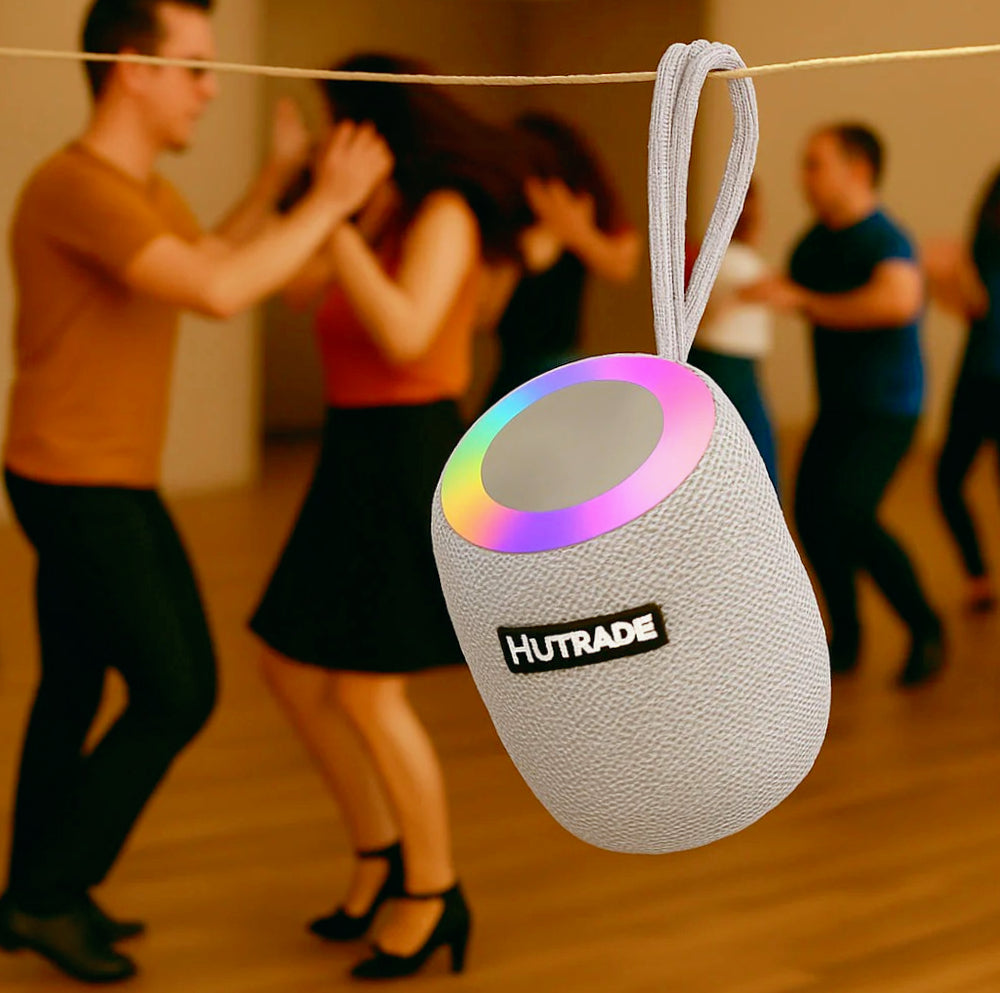 Cassa Bluetooth 15W – luci LED RGB, USB/TF/AUX ricaricabile - ambraled