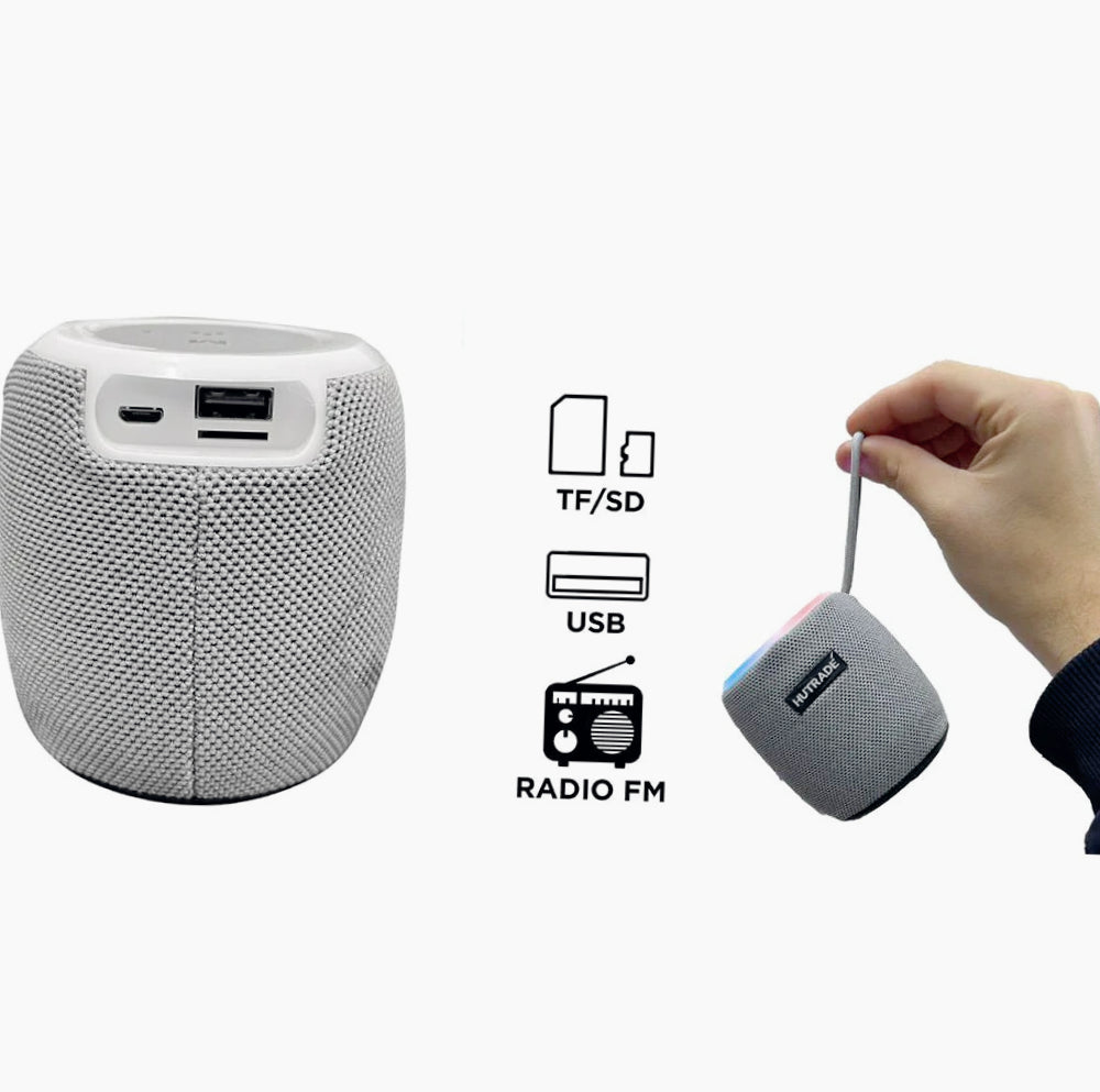 Cassa Bluetooth 15W – luci LED RGB, USB/TF/AUX ricaricabile - ambraled