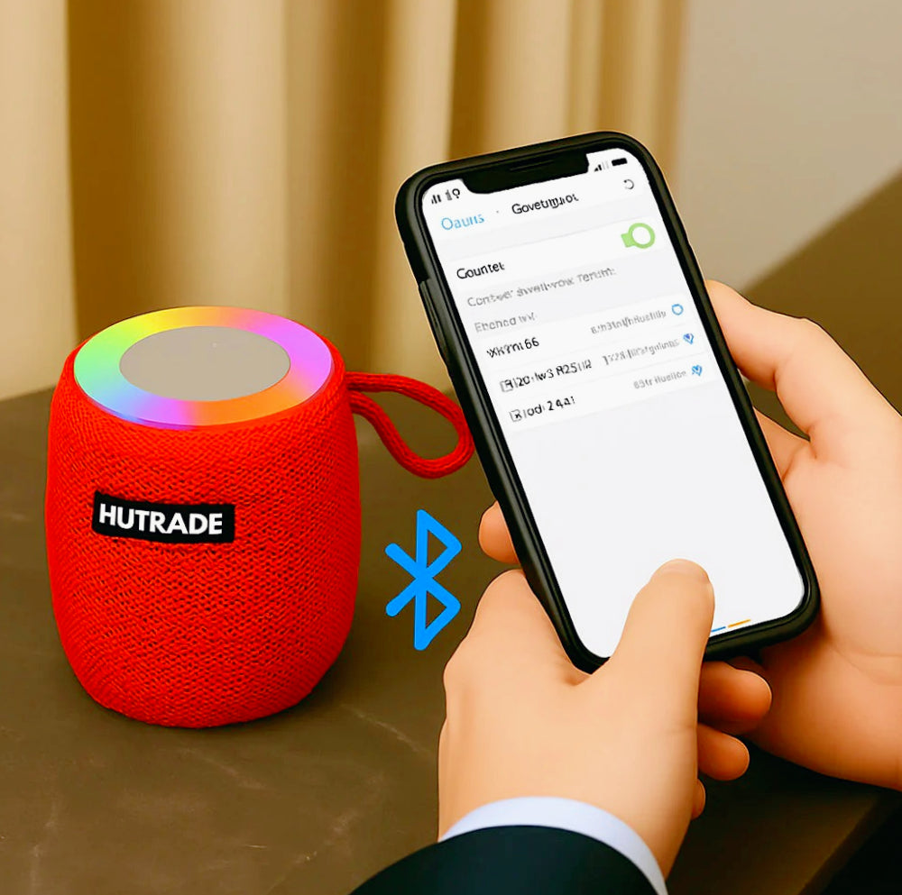 Cassa Bluetooth 15W – luci LED RGB, USB/TF/AUX ricaricabile - ambraled