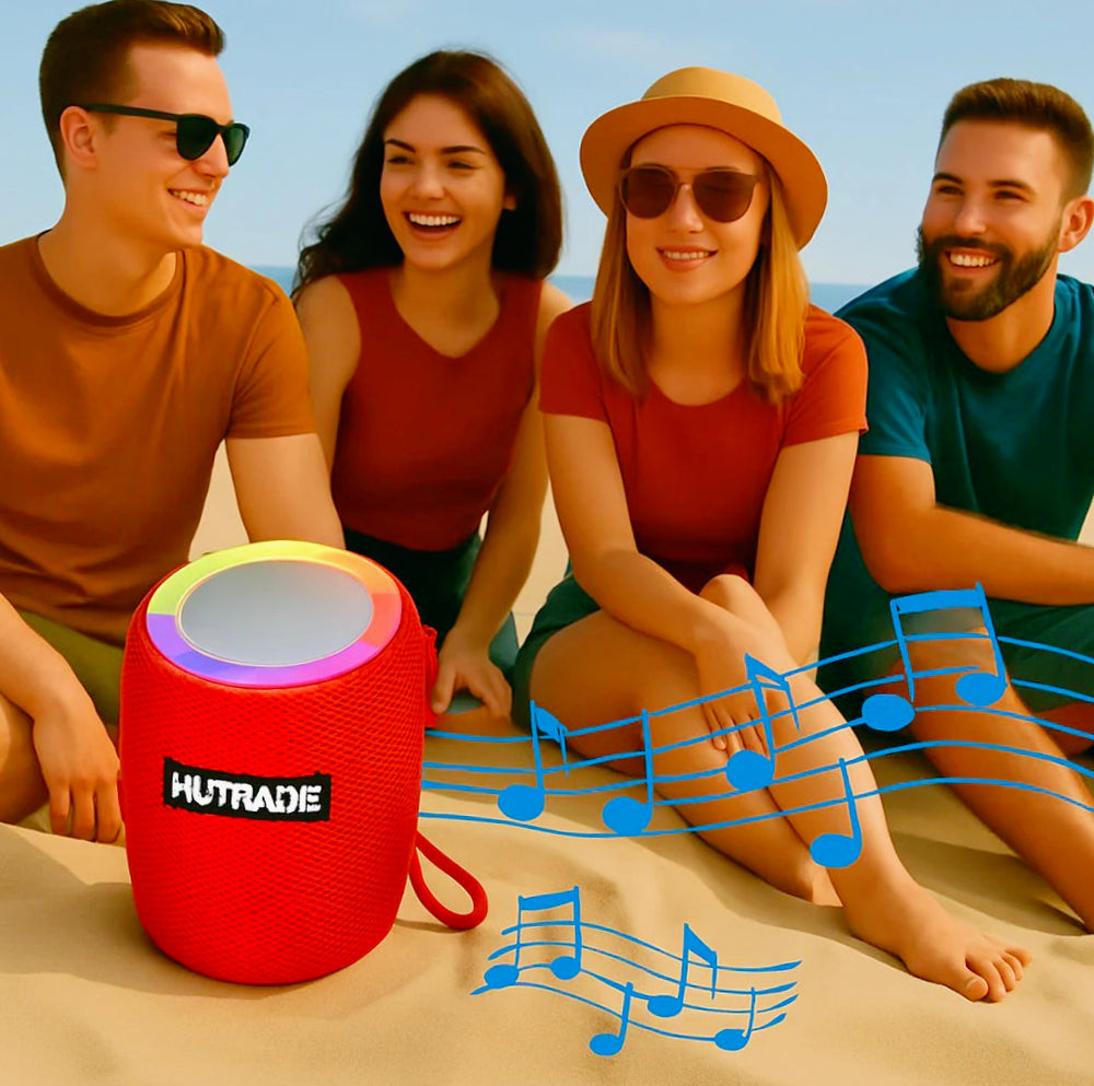Cassa Bluetooth 15W – luci LED RGB, USB/TF/AUX ricaricabile - ambraled