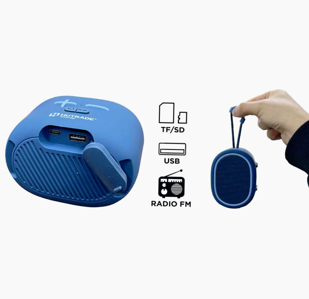 Cassa Bluetooth 5W – ricaricabile, radio FM, USB/AUX/TF - ambraled