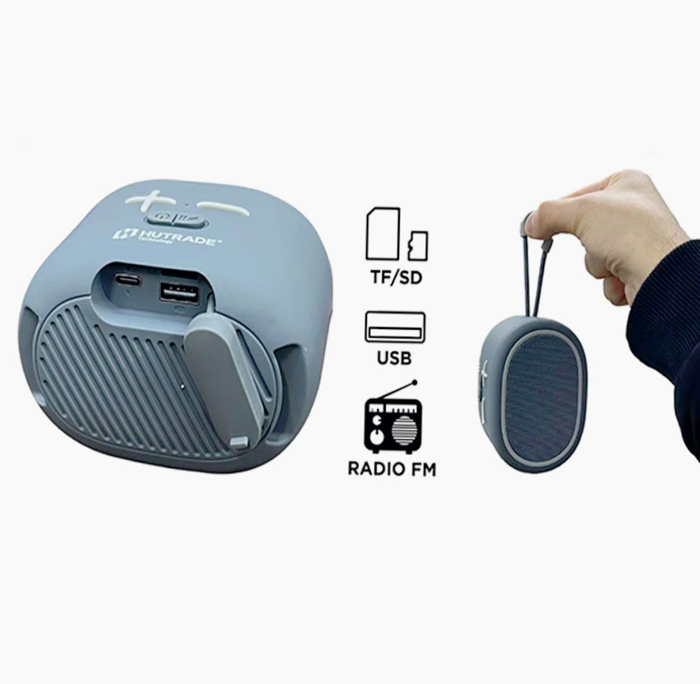 Cassa Bluetooth 5W – ricaricabile, radio FM, USB/AUX/TF - ambraled