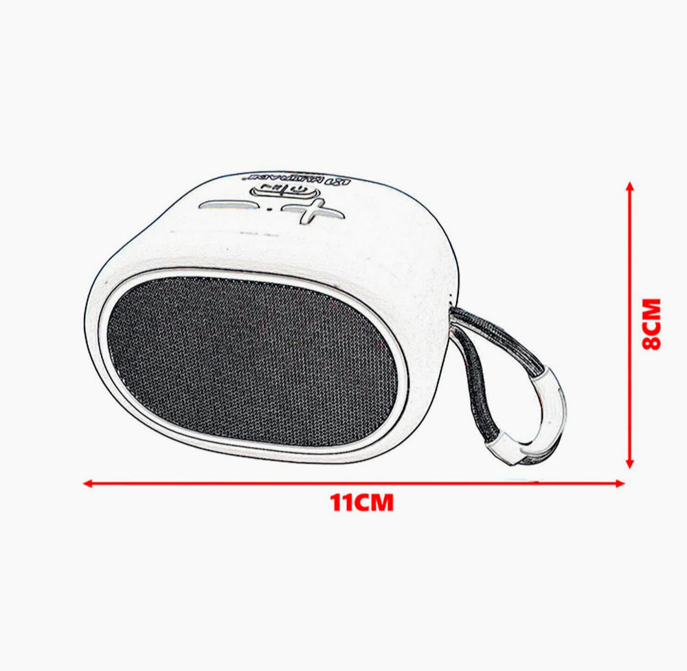 Cassa Bluetooth 5W – ricaricabile, radio FM, USB/AUX/TF - ambraled